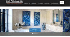 Desktop Screenshot of iznik-art.com
